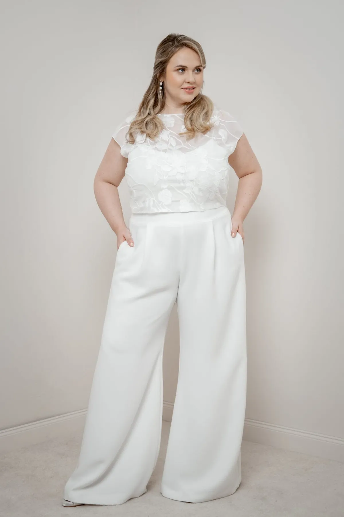 Chiffon-Braut Top – Eniz Curvy<noni Online
