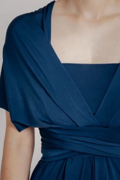Dunkelblaues Unterziehtop – Long Jersey Bandeau Sapphire<twobirds Hot