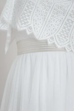 Elastischer Brautgürtel in Gold oder Silber – Mailenn Curvy<noni Discount