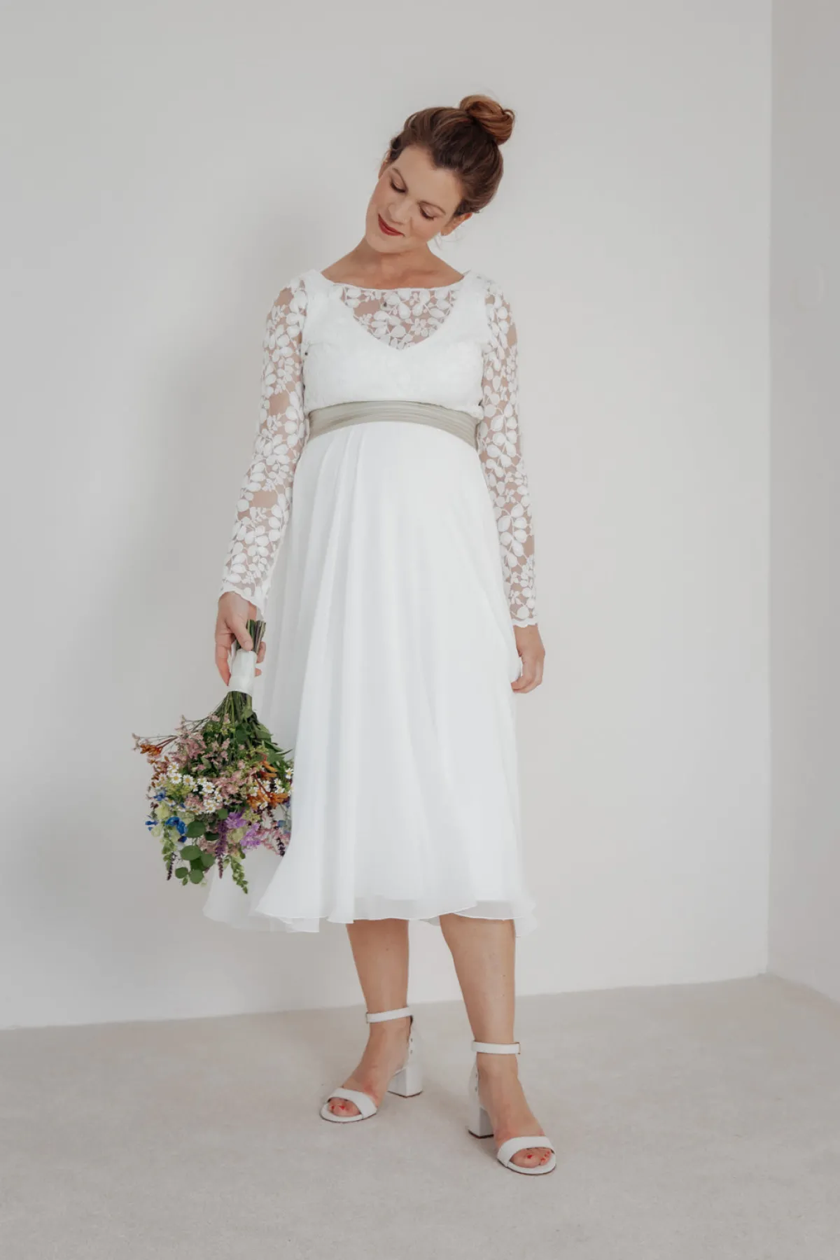 Elastischer Brautgürtel in Gold – Mailenn<noni New