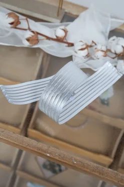 Elastischer Brautgürtel in Silber – Mailenn<noni Best