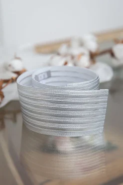 Elastischer Brautgürtel in Silber – Mailenn<noni Best