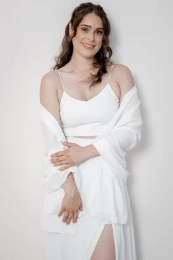 Elegante Braut Stola<Weise