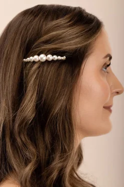 2-er Set Haarklemmen mit Kunstperlen | The<Perfect Bridal Company Online
