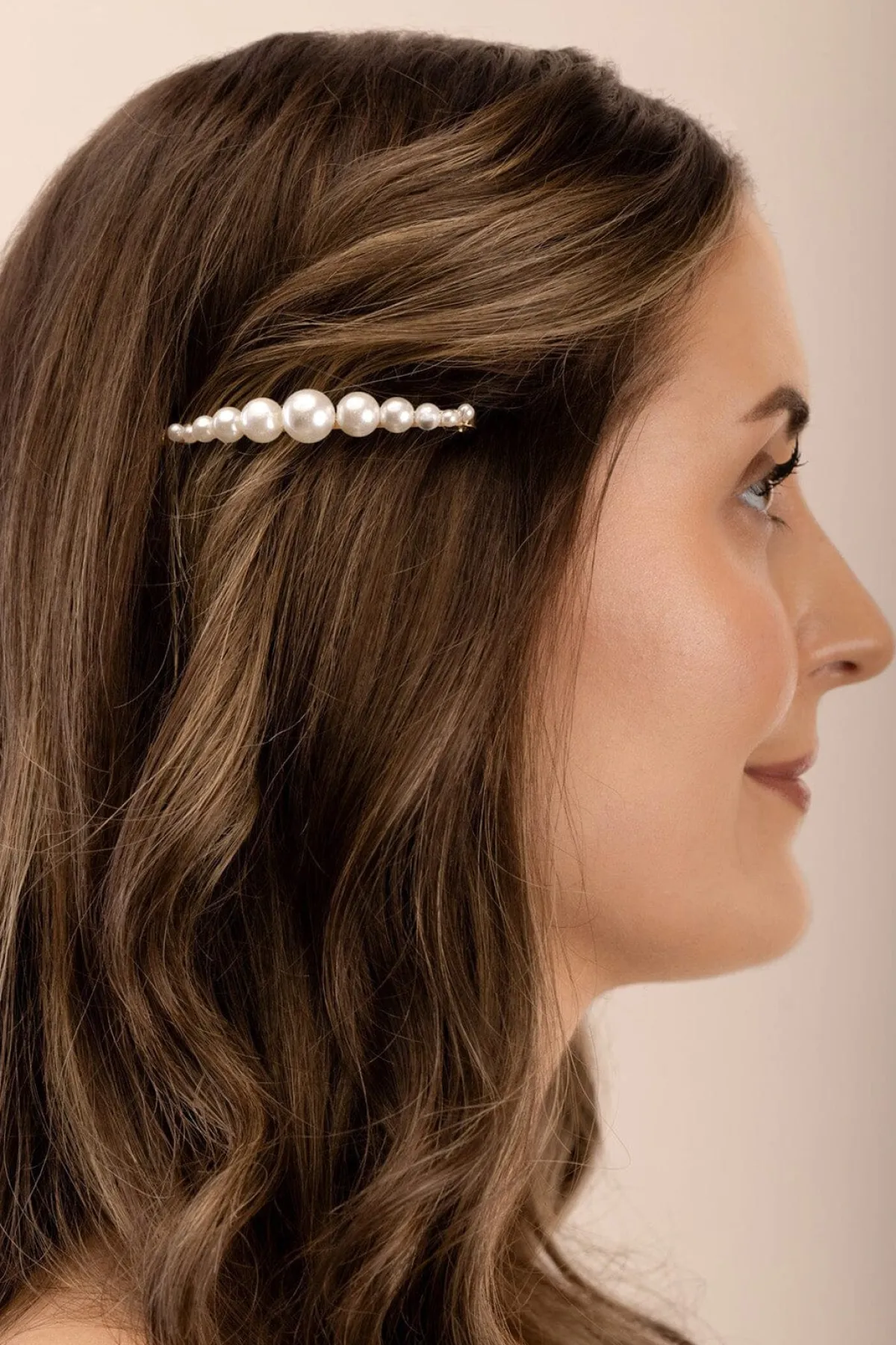 2-er Set Haarklemmen mit Kunstperlen | The<Perfect Bridal Company Online