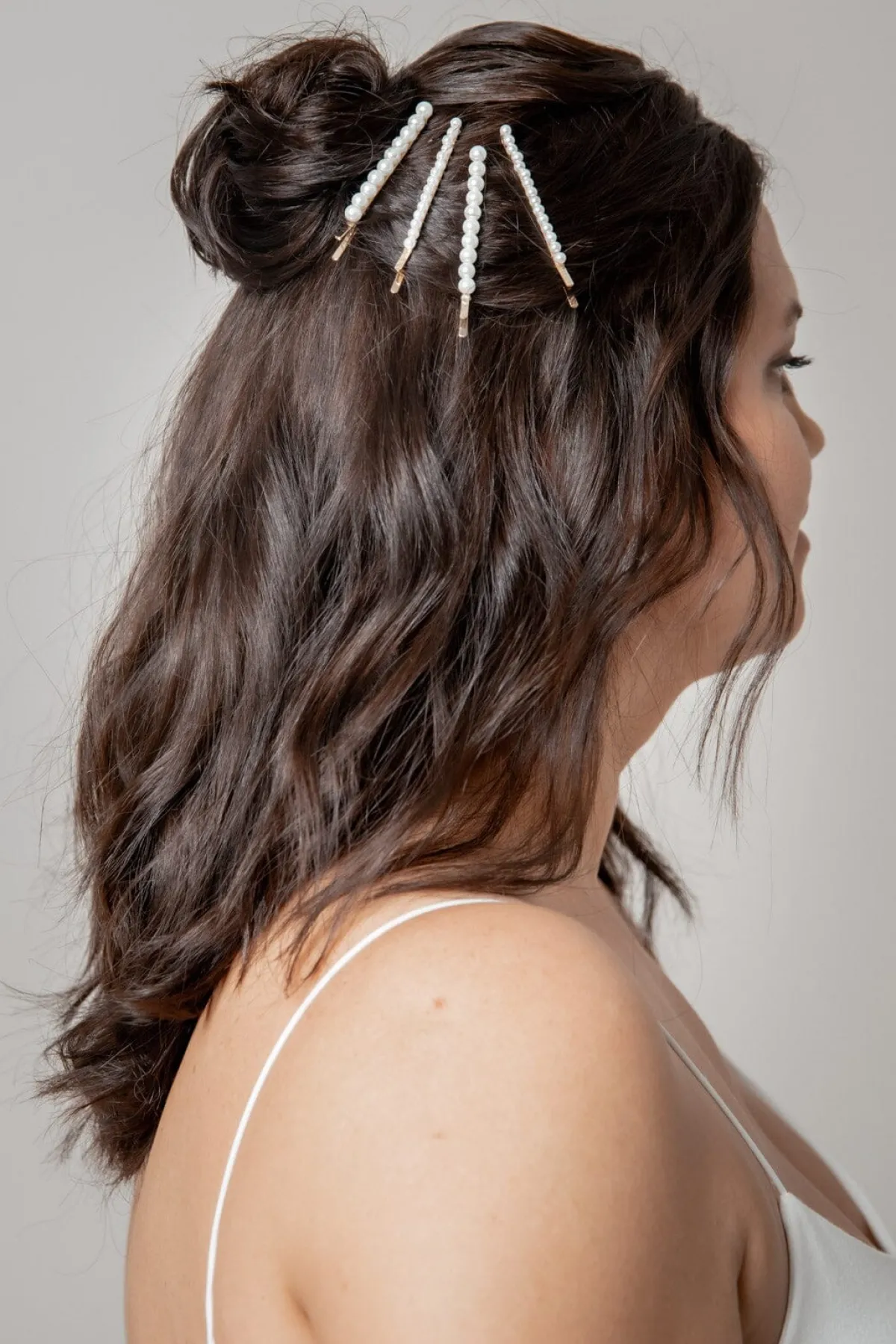 4-er Set Haarklemmen mit Kunstperlen | The<Perfect Bridal Company Discount