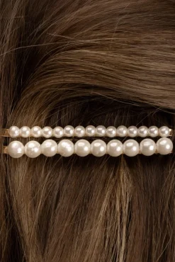 4-er Set Haarklemmen mit Kunstperlen | The<Perfect Bridal Company Discount