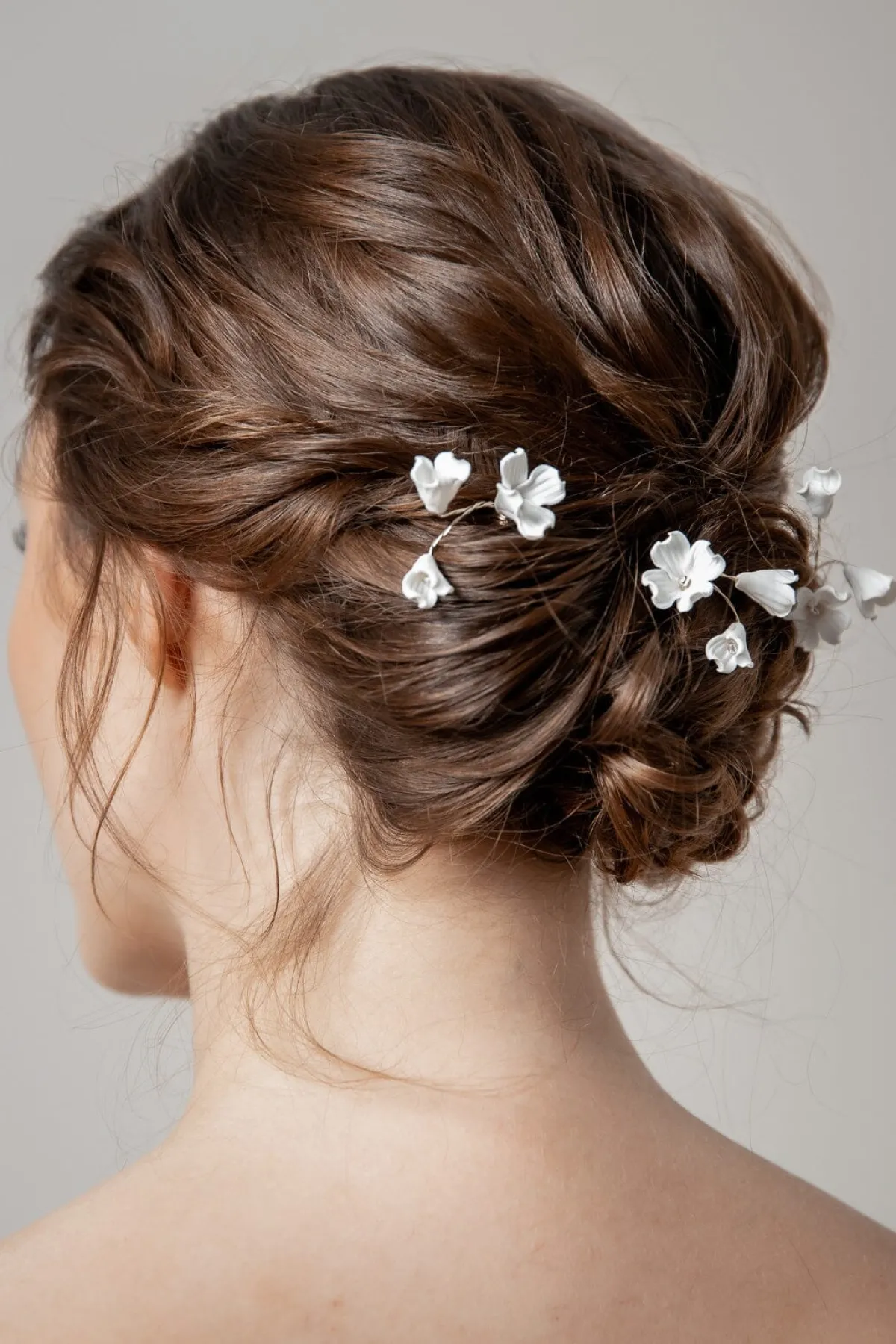 3-er Set Haarpins mit künstlichen Blüten<Poirier Online