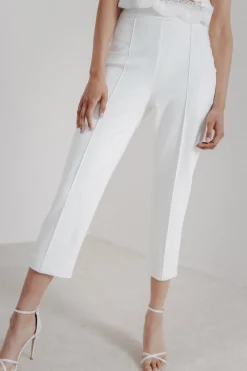 Figurbetonte Braut Hose mit Bügelfalten – Lenya<noni Hot