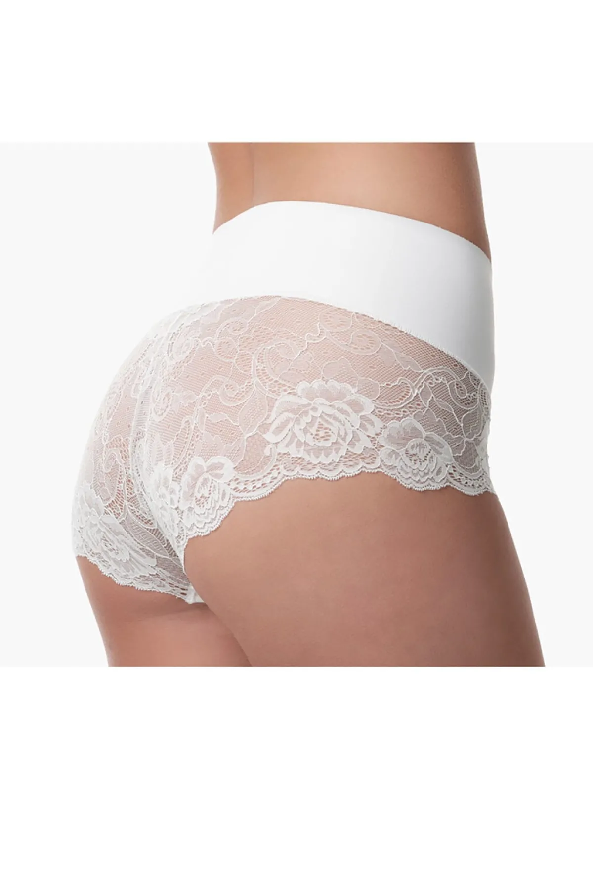 Figurformender Mid-Waist Slip in Ivory<Poirier Hot