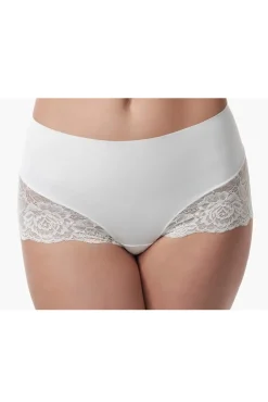 Figurformender Mid-Waist Slip in Ivory<Poirier Hot