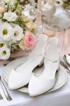 Flache Brautschuhe aus Satin – Ava Ivory Satin | G.Westerleigh<G. Westerleigh Hot