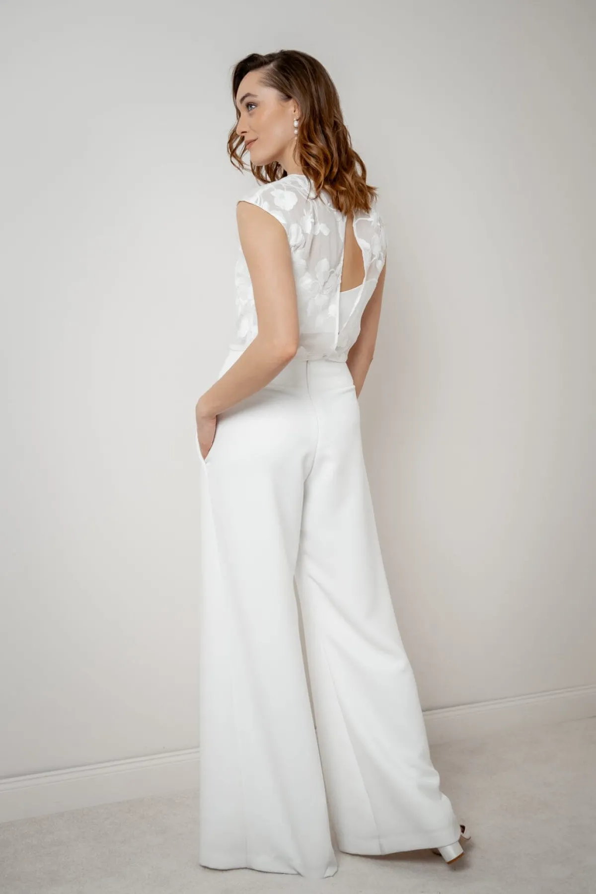 Gemustertes Braut Top aus Chiffon – Eniz<noni Hot