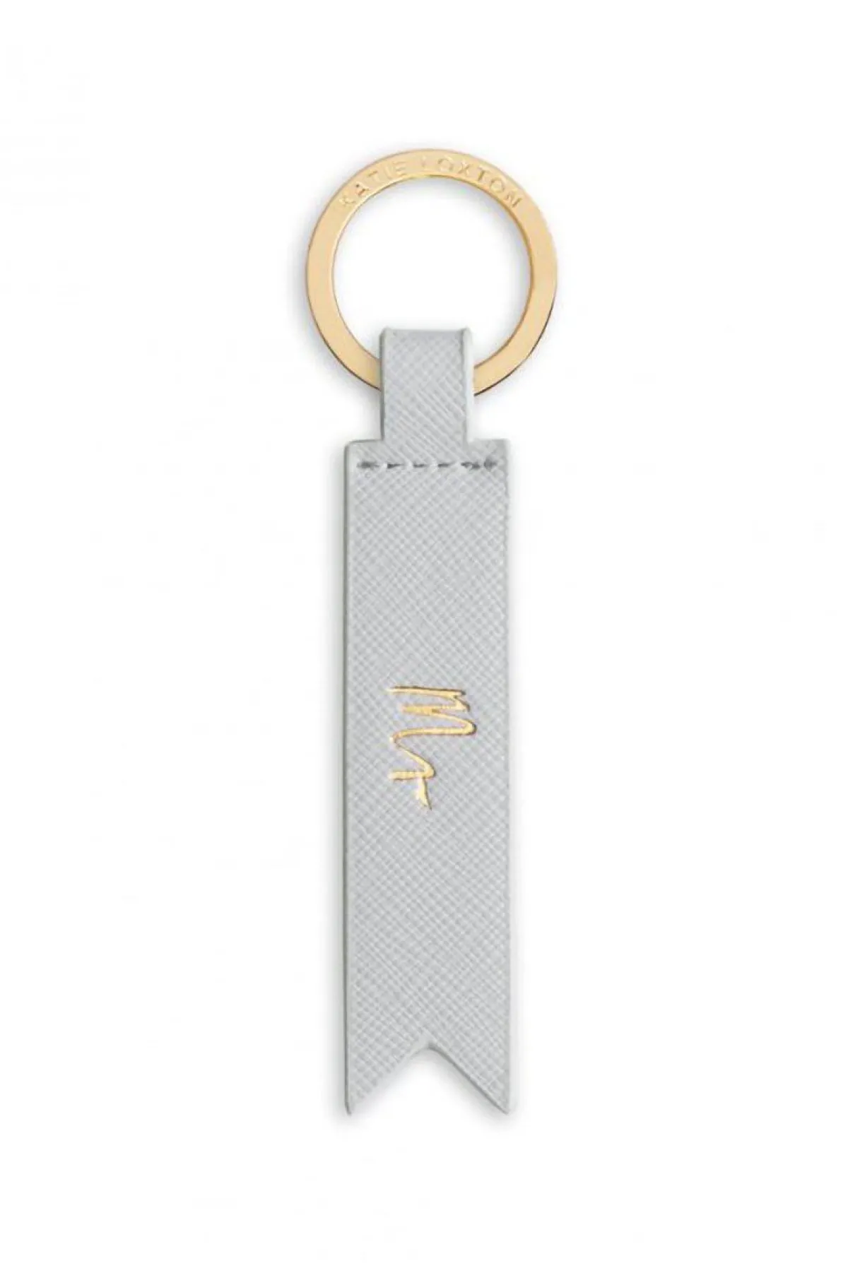Grauer Schlüsselanhänger "Mr" für den Bräutigam –<Katie Loxton Best