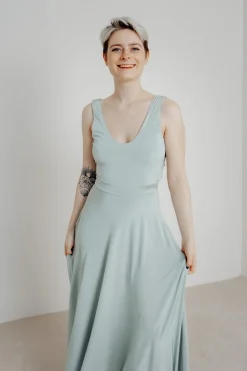 Grünes Brautjungfernkleid – Reverse Gown Sage<twobirds Hot