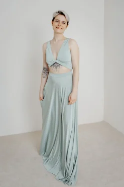 Grünes Brautjungfernkleid – Reverse Gown Sage<twobirds Hot
