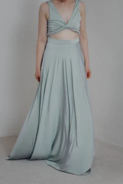Grünes Brautjungfernkleid – Reverse Gown Sage<twobirds Hot