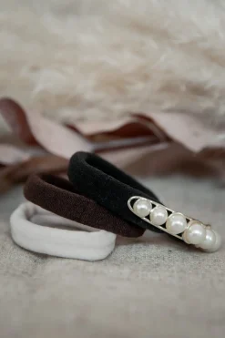 Haargummi-Schmuck mit Kunstperlen<Poirier Best