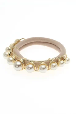 Haargummi-Schmuck mit Kunstperlen<Poirier Best