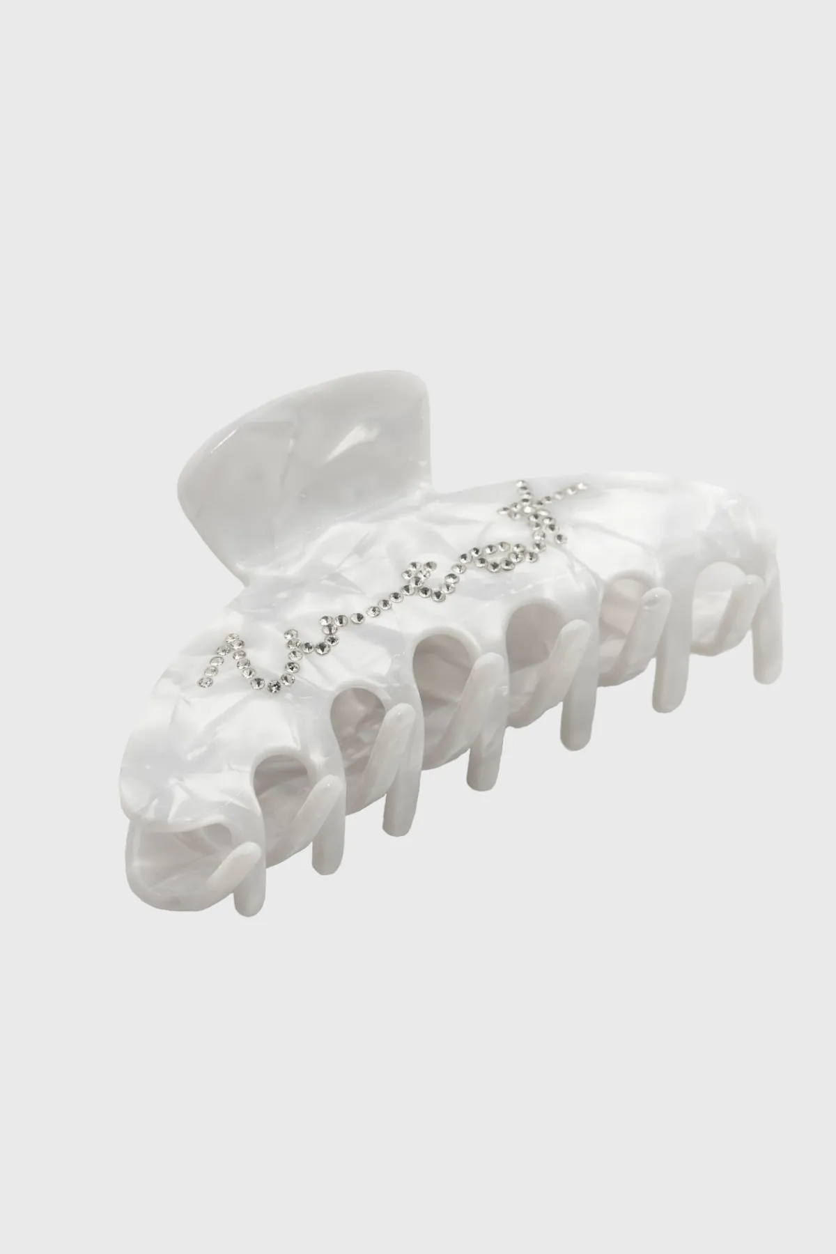 Haarklammer – Crystal White |<Weat Online