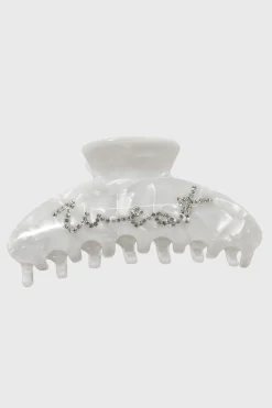Haarklammer – Crystal White |<Weat Online