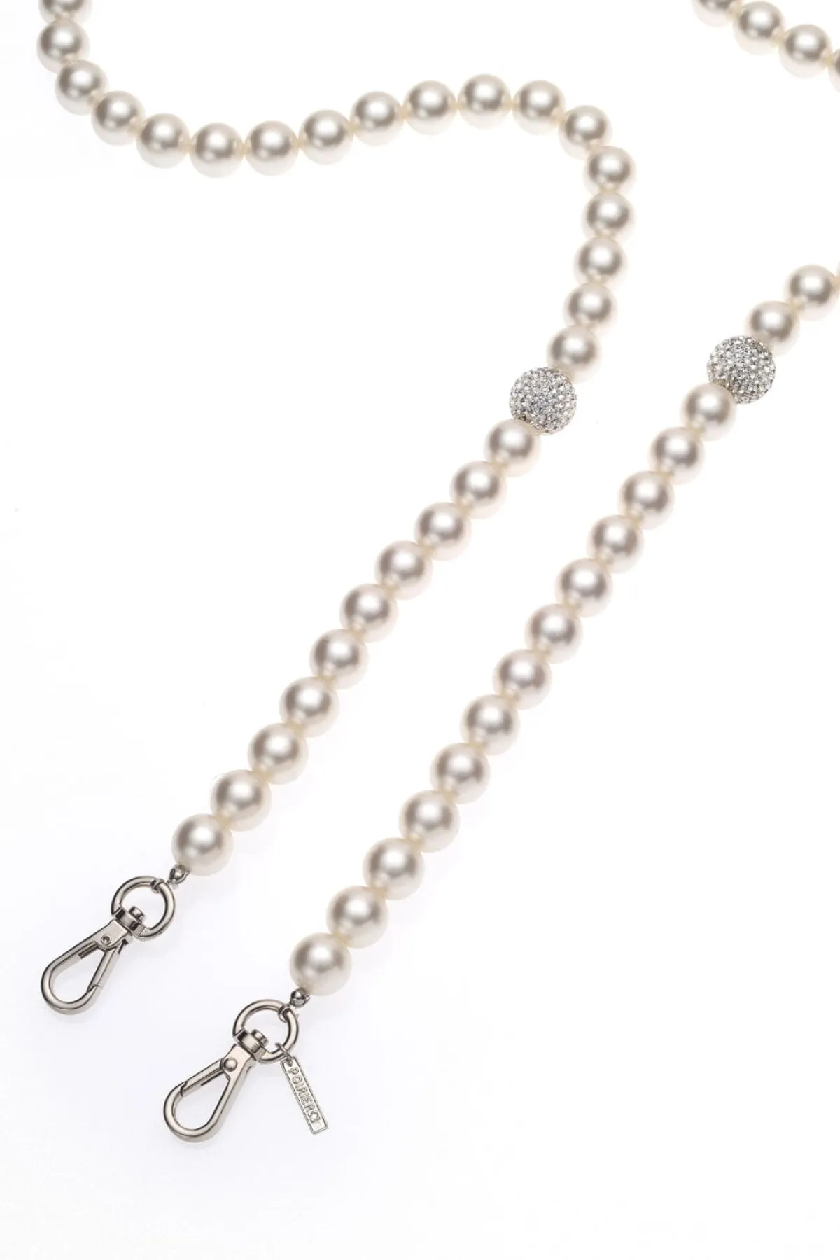 Handykette mit Perlen und Strass<Poirier Hot