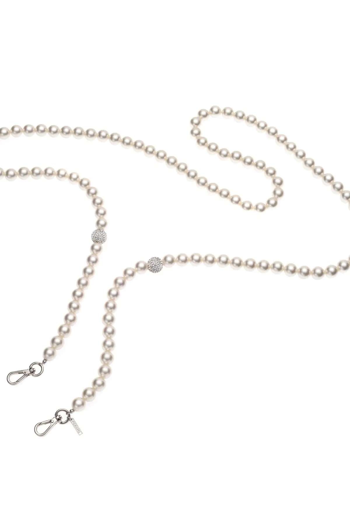 Handykette mit Perlen und Strass<Poirier Hot