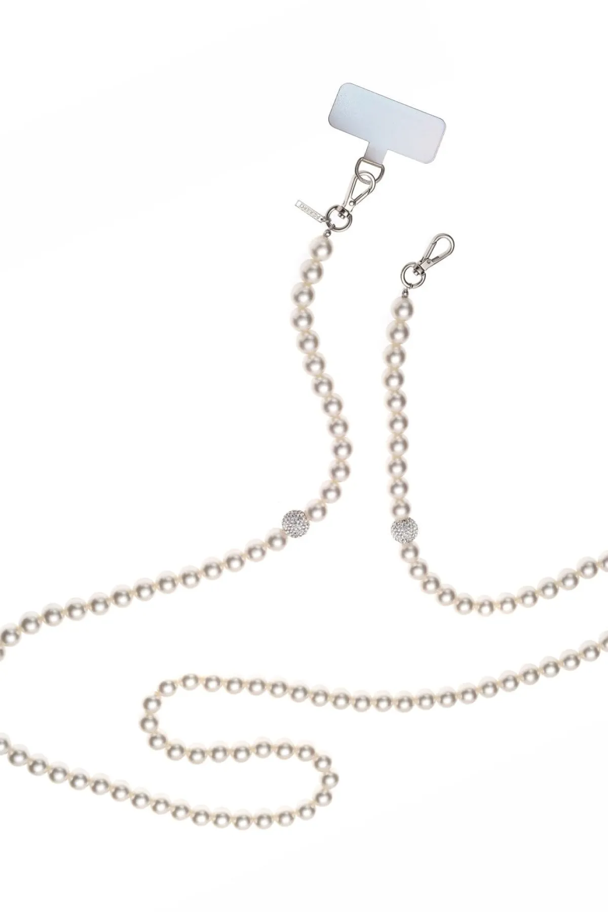 Handykette mit Perlen und Strass<Poirier Hot