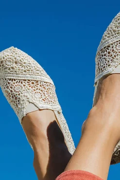 Häkel-Espadrilles – Alpargata Spitze<TOMS Sale