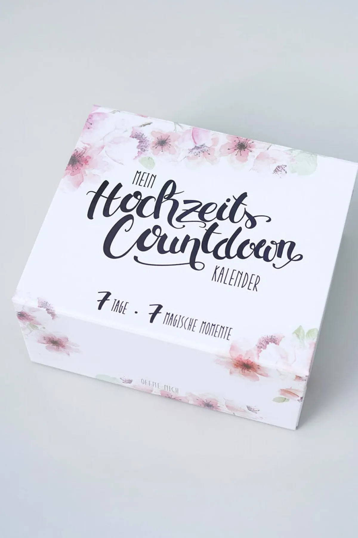 Hochzeits-Countdown-Kalender™ mit Gold-Armband und Schlafmaske<Hochzeitscountdown Hot