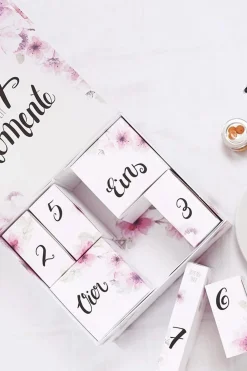 Hochzeits-Countdown-Kalender™ mit Silber-Armband und Strumpfband<Hochzeitscountdown Clearance