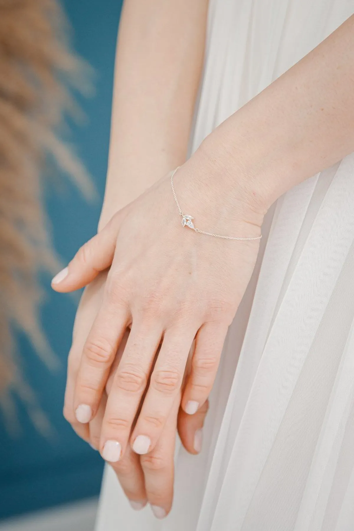 Ketten-Armband mit Kristall-Anhänger - Simply Gorgeous<Juvelan New