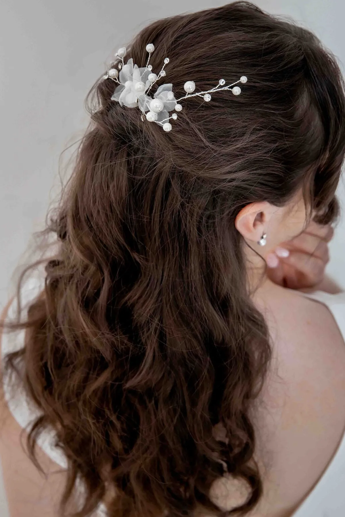 Kleiner Braut Haarkamm mit Verzierung<Weise Discount