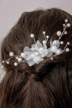 Kleiner Braut Haarkamm mit Verzierung<Weise Discount