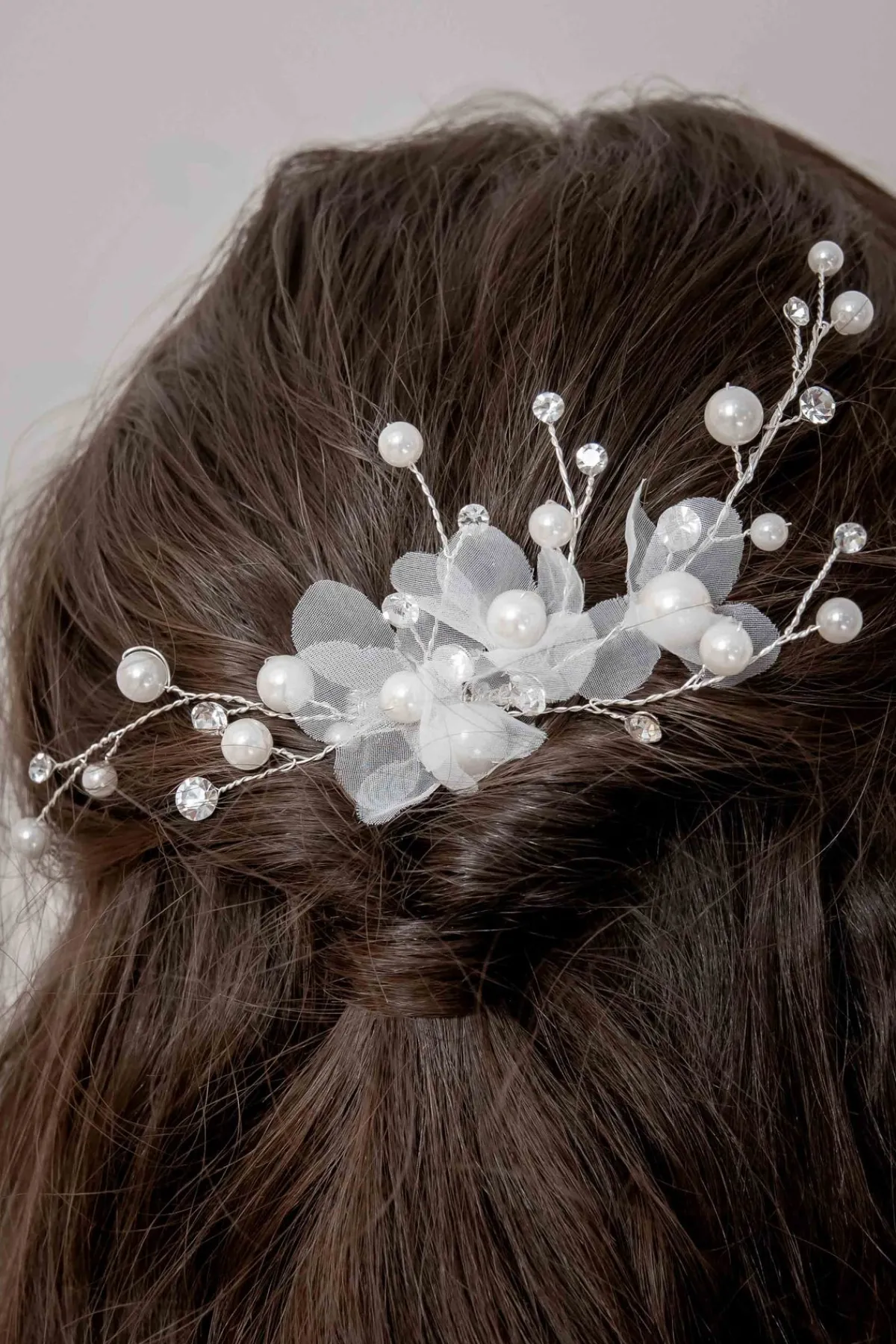 Kleiner Braut Haarkamm mit Verzierung<Weise Discount