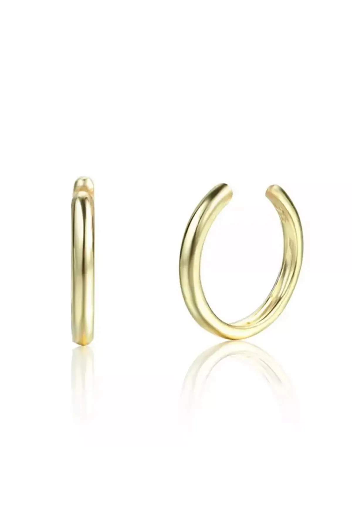 Kleiner Ear Cuff, Ohrmanschette mit glatter Oberfläche<OhanaJewels Best