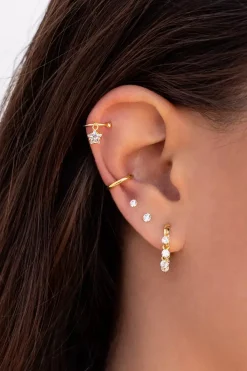 Kleiner Ear Cuff, Ohrmanschette mit glatter Oberfläche<OhanaJewels Best