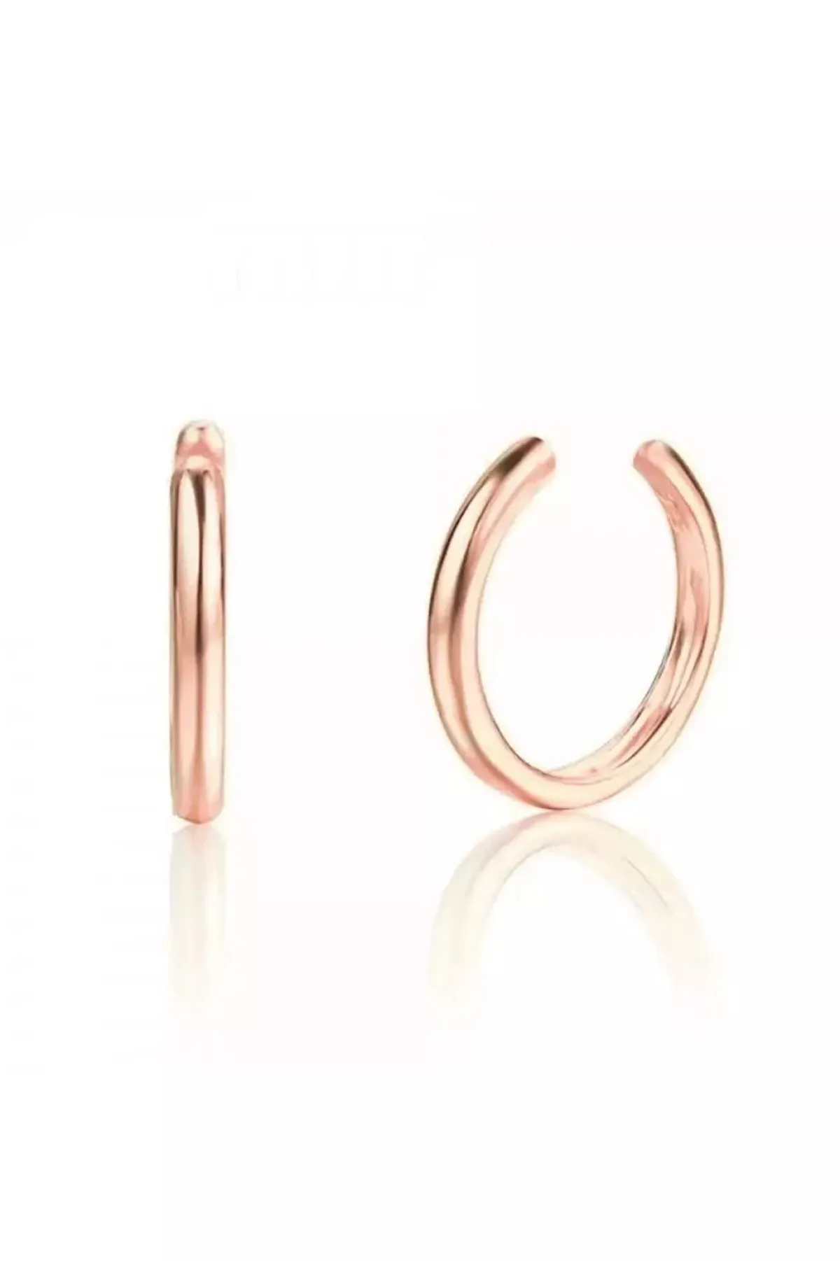 Kleiner Ear Cuff, Ohrmanschette mit glatter Oberfläche<OhanaJewels Best