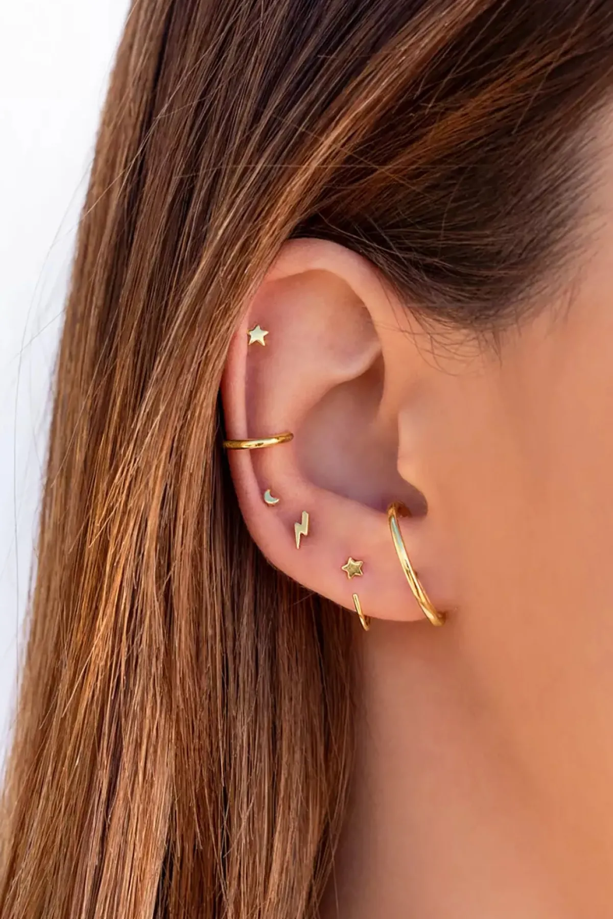 Kleiner Ear Cuff, Ohrmanschette mit glatter Oberfläche<OhanaJewels Best