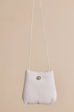 Kommuniontasche mit Strass und Perle<Weise Sale