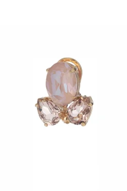 Kristall-Ohrringe in Blush<Poirier Sale