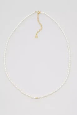Kurze Halskette mit Süßwasserperlen – Pearl Necklace<fejn jewelry Clearance