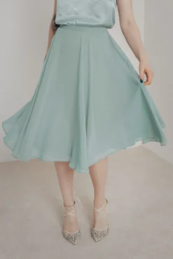 Kurzer Chiffonrock – Tulpa Mint<Sanna Lindström Online