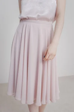 Kurzer Chiffonrock – Tulpa Rosé<Sanna Lindström Clearance