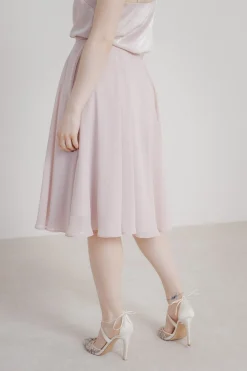 Kurzer Chiffonrock – Tulpa Rosé<Sanna Lindström Clearance