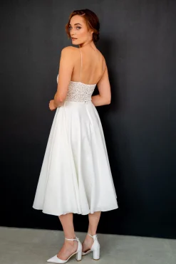 Kurzes Brautkleid mit dünnen Trägern – Junia noni One<Rembo Styling Sale