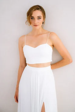 Kurzes Top mit Herzausschnitt – Pina<noni