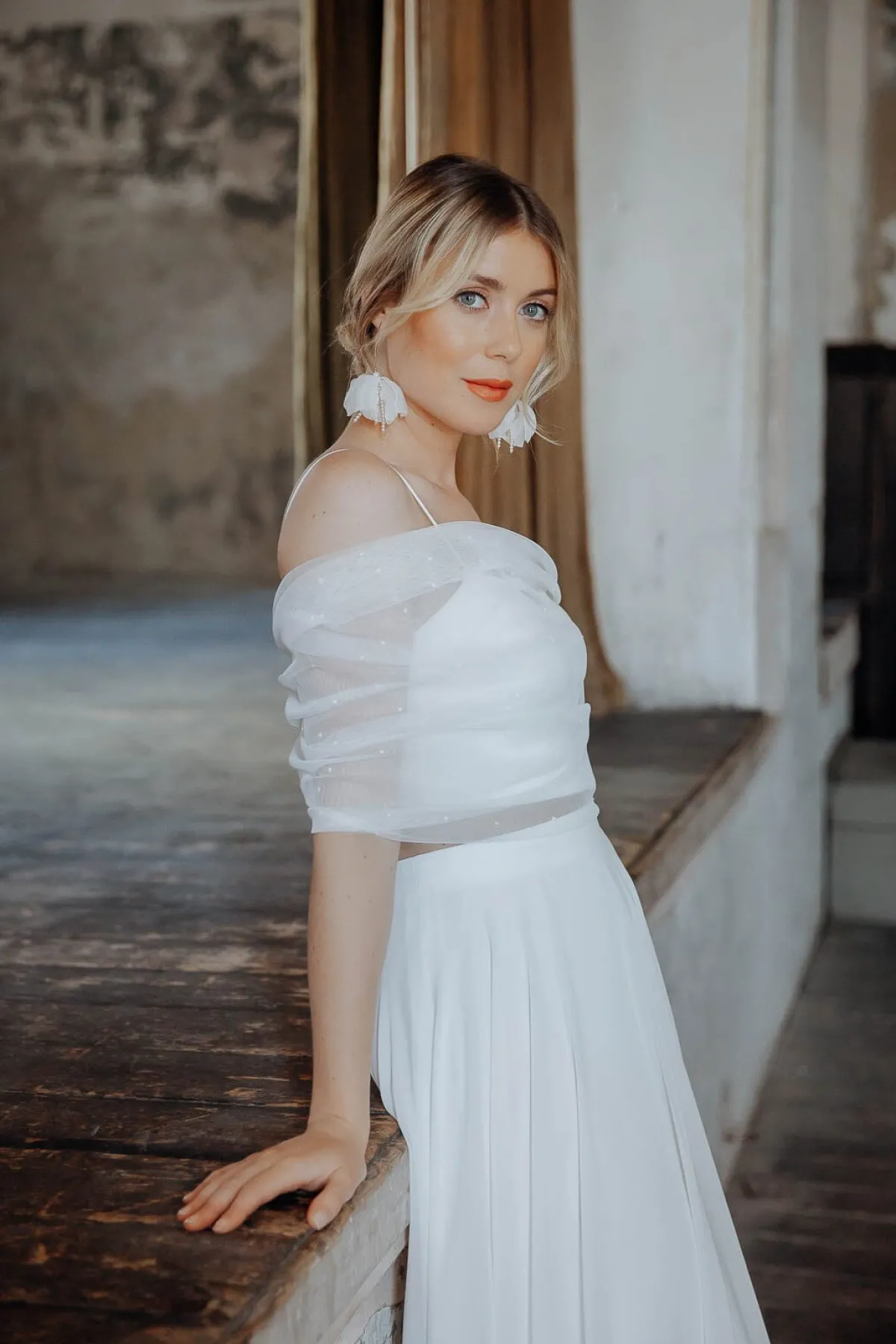 Kurzes Top mit Herzausschnitt – Pina<noni