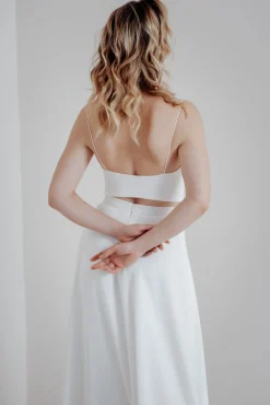 Kurzes Top mit Herzausschnitt – Pina<noni