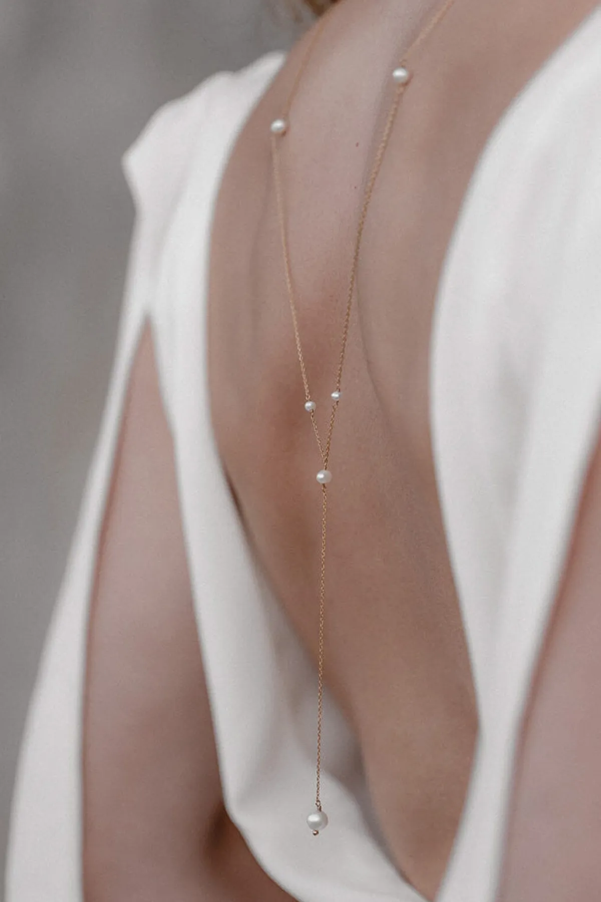 Lange Rückenkette mit Perlen – Sea Of Love<Juvelan Sale